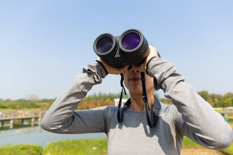 Woman discover though telescope